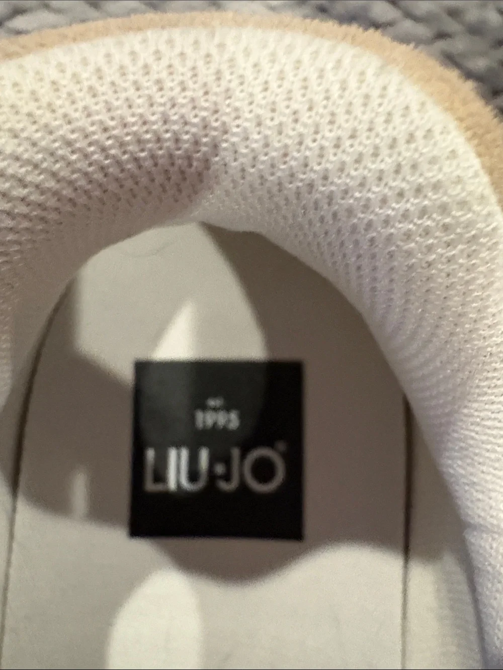 Liu Jo Men's Beige, Cream & Taupe Mesh Suede Sneakers